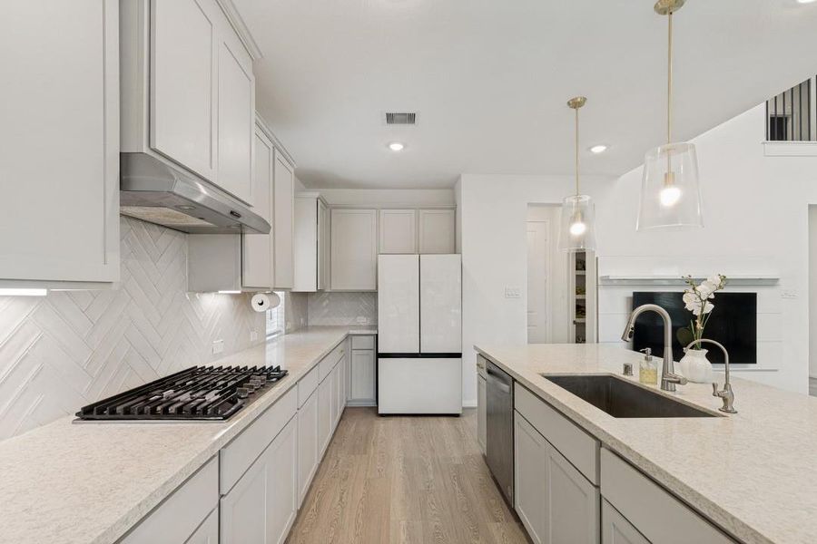Furnished interior view inside a new home in , Cypress (Image 11).