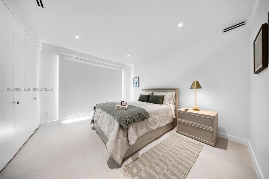 Furnished interior view inside a new home in , Miami (Image 54).