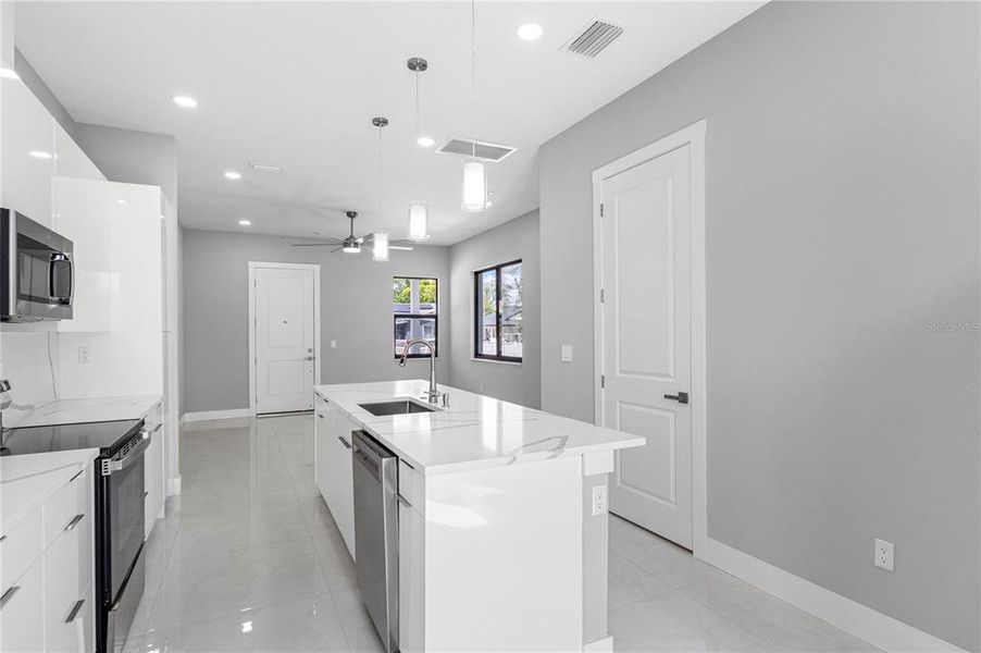 Furnished interior view inside a new home in , Tampa (Image 15).