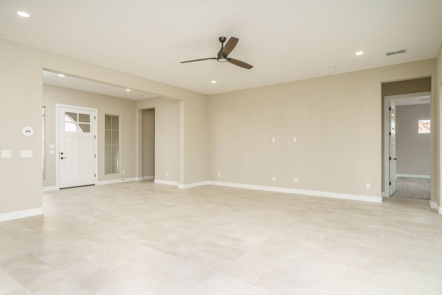 Spacious, unfurnished interior of a new home in Harmony at Montecito in Estrella, Goodyear (Image 22).