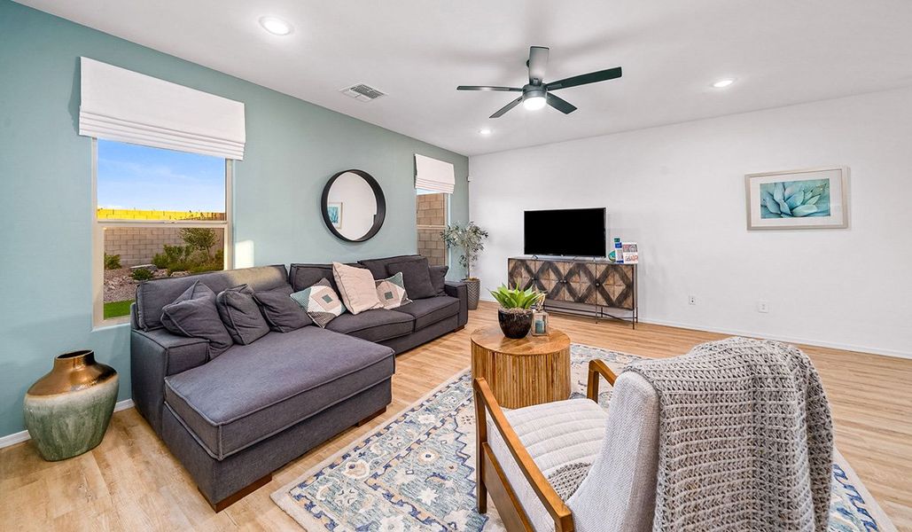 Furnished interior view inside a new home in Blackhawk, Tucson (Image 11).