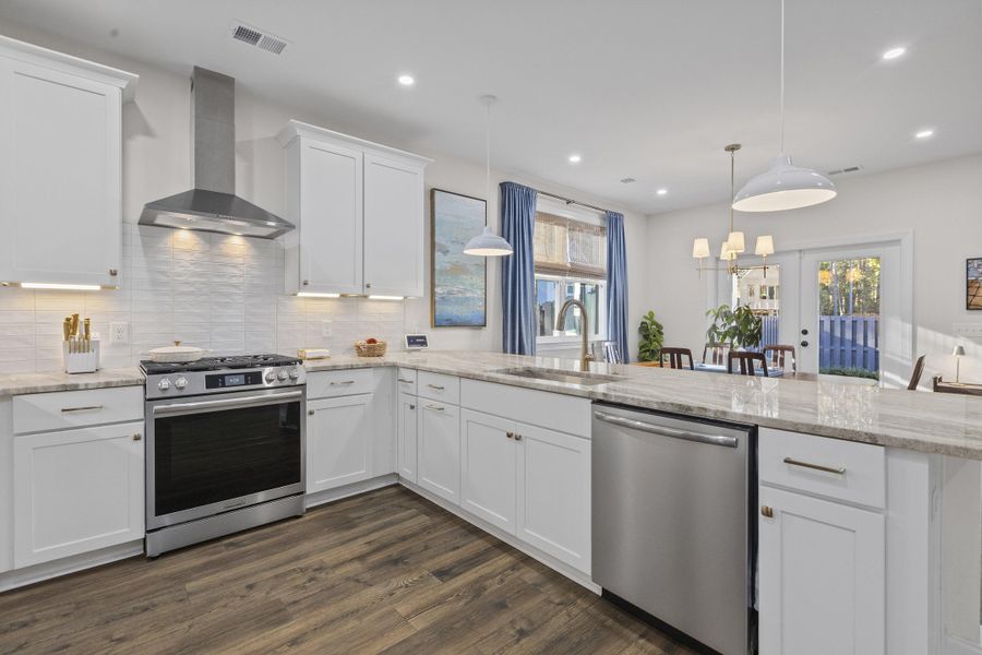 Furnished interior view inside a new home in Hayes Park, Johns Island (Image 17).