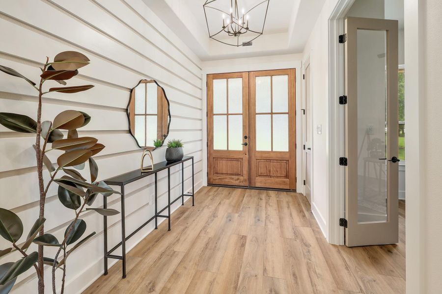 Furnished interior view inside a new home in , Liberty Hill (Image 14).