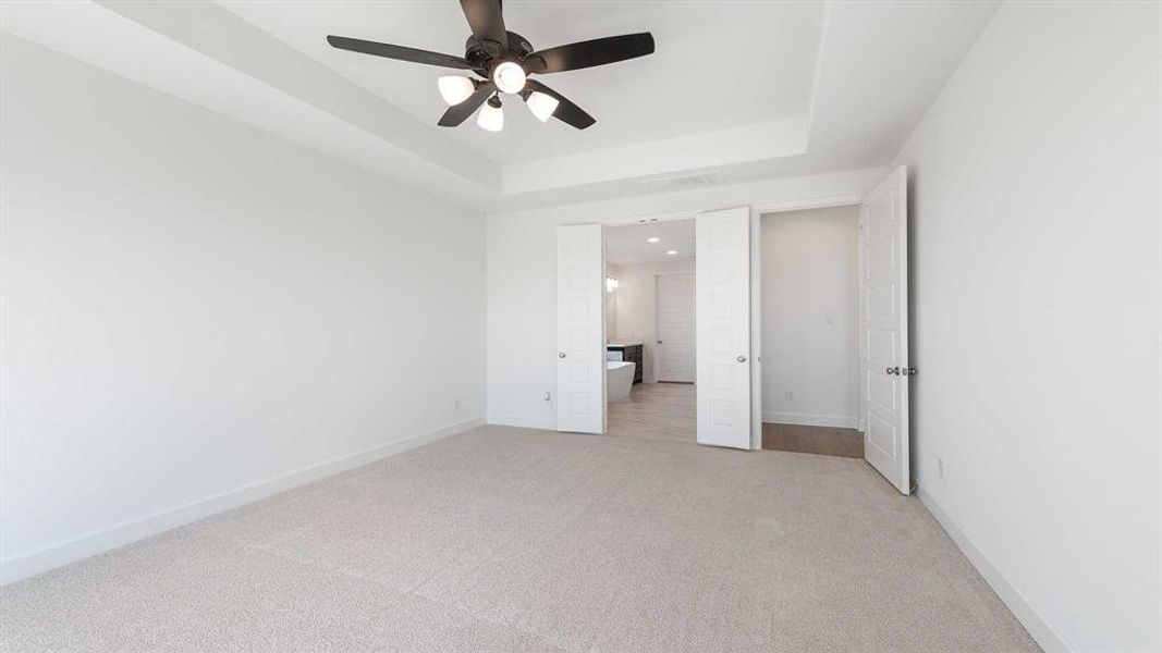 Spacious, unfurnished interior of a new home in Mosaic 50', Celina (Image 19). Spacious, unfurnished interior of a new home in Mosaic 50', Celina (Image 19).