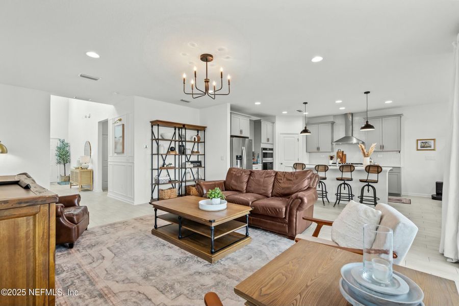 Furnished interior view inside a new home in Silver Landing at SilverLeaf, St. Augustine (Image 13).