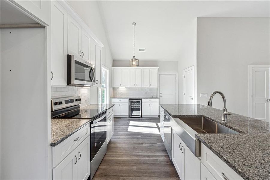 Furnished interior view inside a new home in , Talking Rock (Image 9). Furnished interior view inside a new home in , Talking Rock (Image 9).