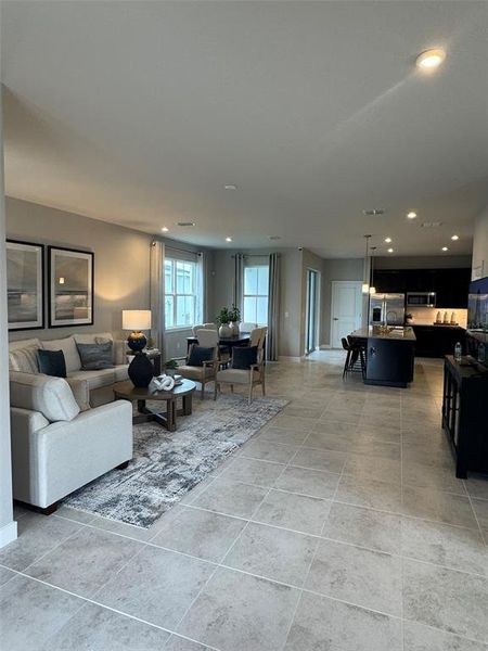 Furnished interior view inside a new home in Lake Mattie Preserve Estates, Auburndale (Image 5). Furnished interior view inside a new home in Lake Mattie Preserve Estates, Auburndale (Image 5).