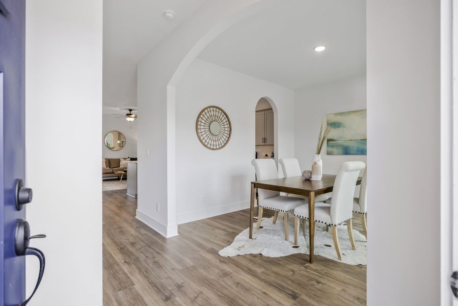 Representative furnished interior of a home built from the Winfield by Parkside Builders in The Parks of Mill Town, Chattanooga (Image 5).