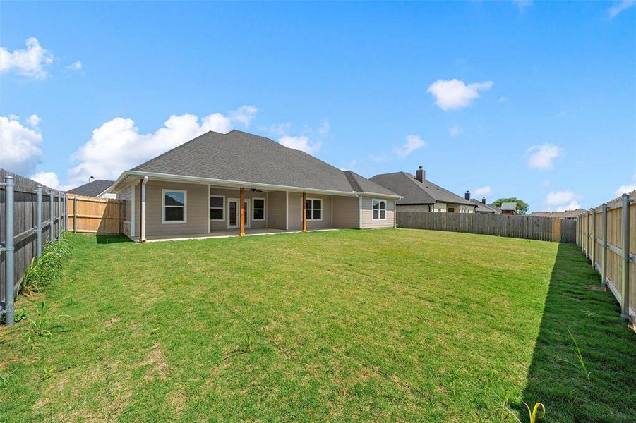 Exterior details and patio area of a home in , Hewitt (Image 3). Exterior details and patio area of a home in , Hewitt (Image 3).