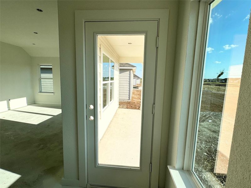 View of doorway to outside View of doorway to outside