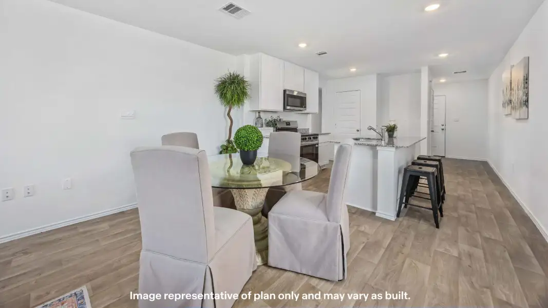 Representative furnished interior of a home built from the The Axis by D.R. Horton in Pari Estates, Lubbock (Image 8).