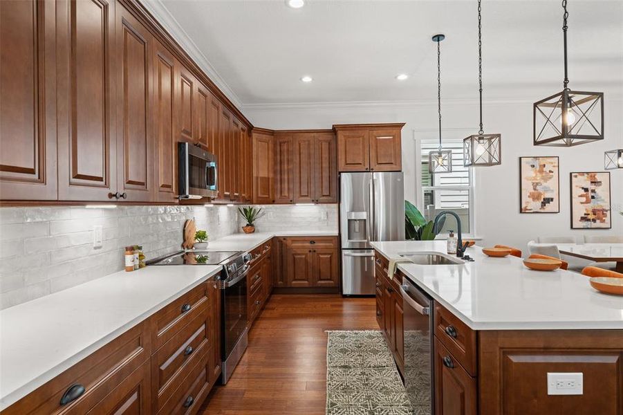 Furnished interior view inside a new home in , Tampa (Image 35).