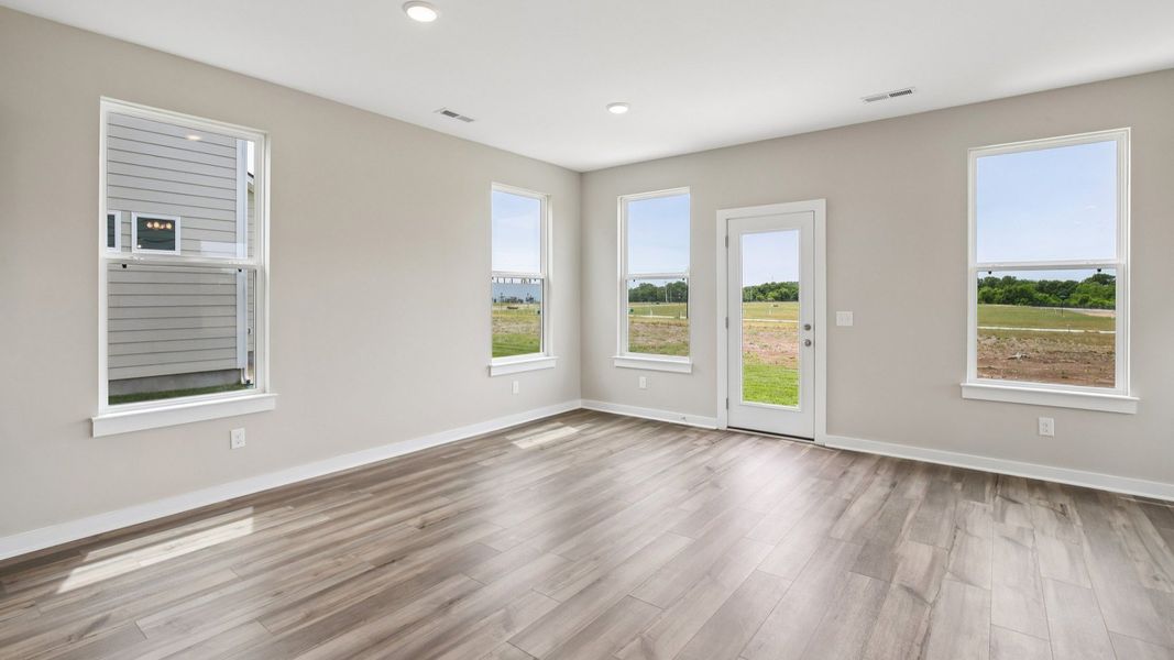 Dining Nook next to kitchen and rear door Dining Nook next to kitchen and rear door