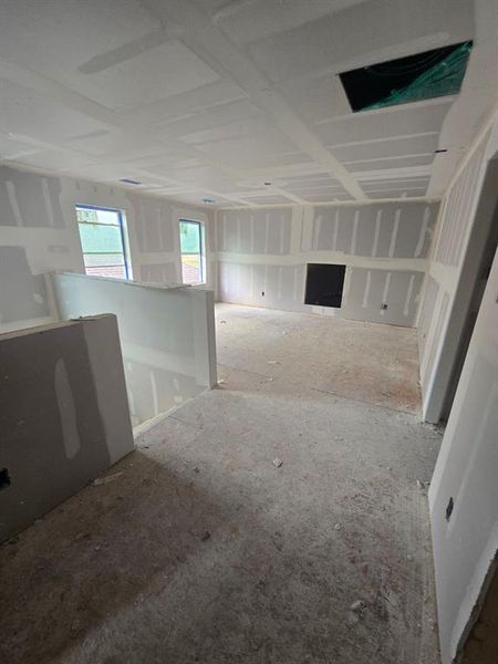 In-progress construction of a new home in Morningstar, Aledo, TX (Image 8).