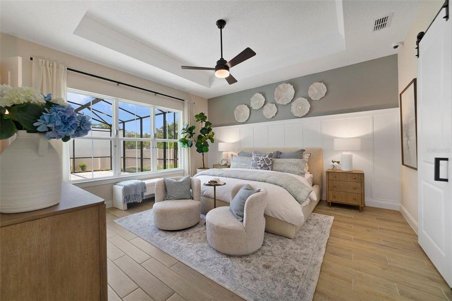 Furnished interior view inside a new home in Eden Preserve, Altamonte Springs (Image 12).