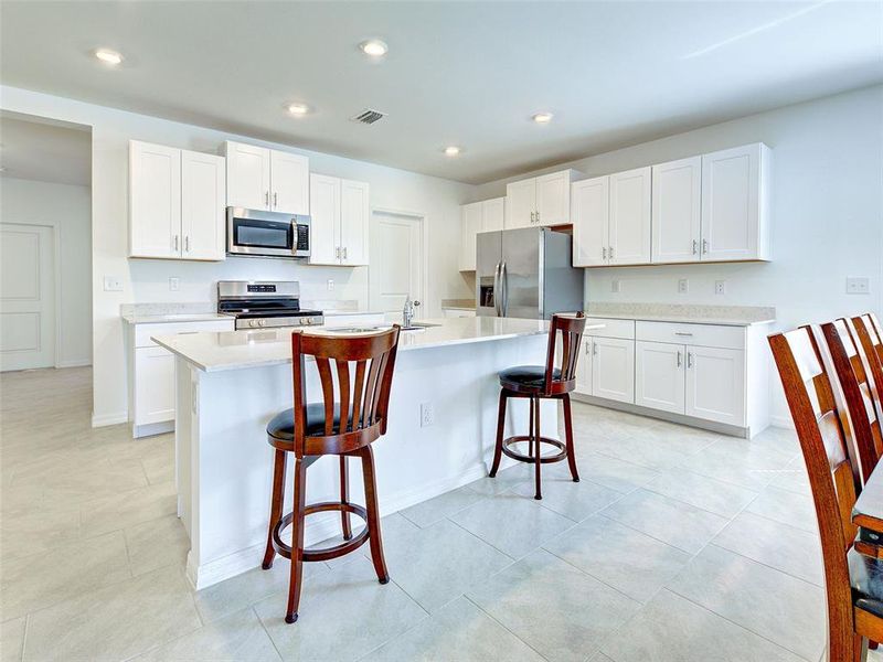 Furnished interior view inside a new home in , North Fort Myers (Image 11).