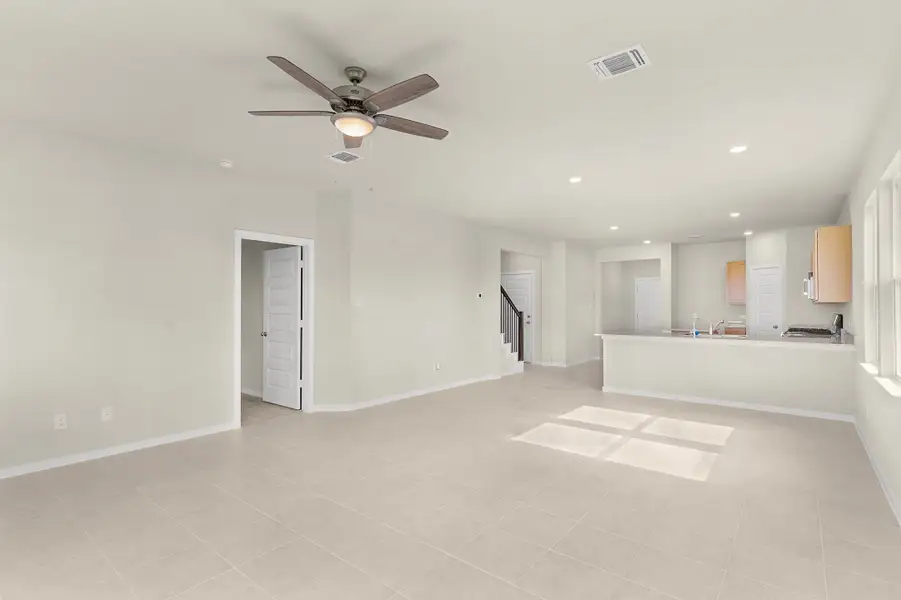 Representative unfurnished interior of a home built from the Sofia by Chesmar Homes in Briarwood, Elgin (Image 4).
