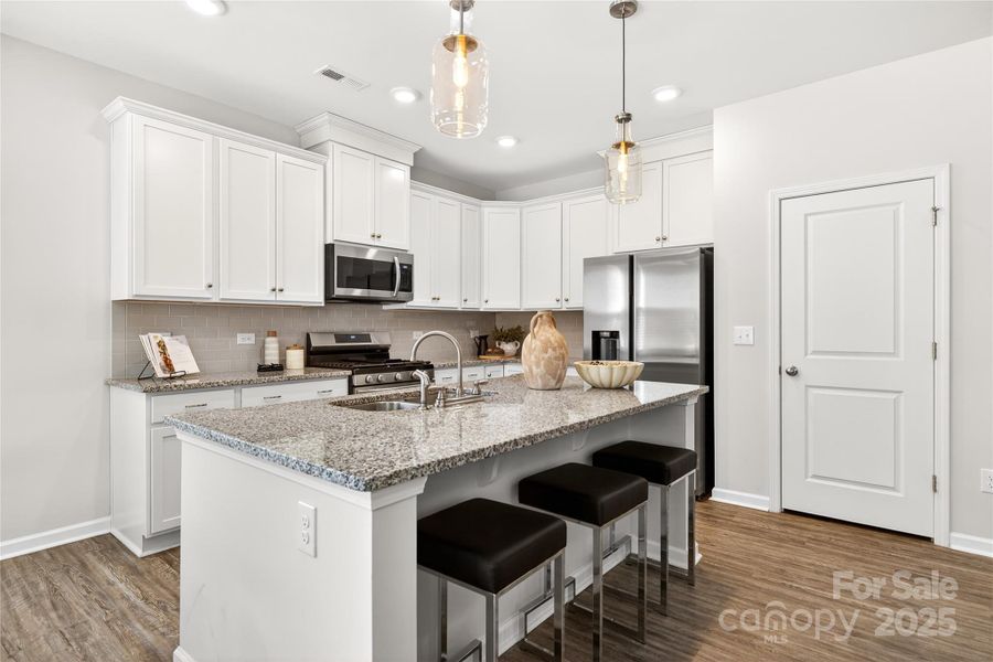 Furnished interior view inside a new home in Villas at Sherrills Ford, Terrell (Image 10).