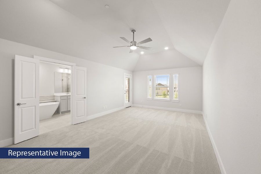 Representative unfurnished interior of a home built from the Dogwood R by First Texas Homes in The Abbey at Mercer Crossing, Farmers Branch (Image 9). Representative unfurnished interior of a home built from the Dogwood R by First Texas Homes in The Abbey at Mercer Crossing, Farmers Branch (Image 9).
