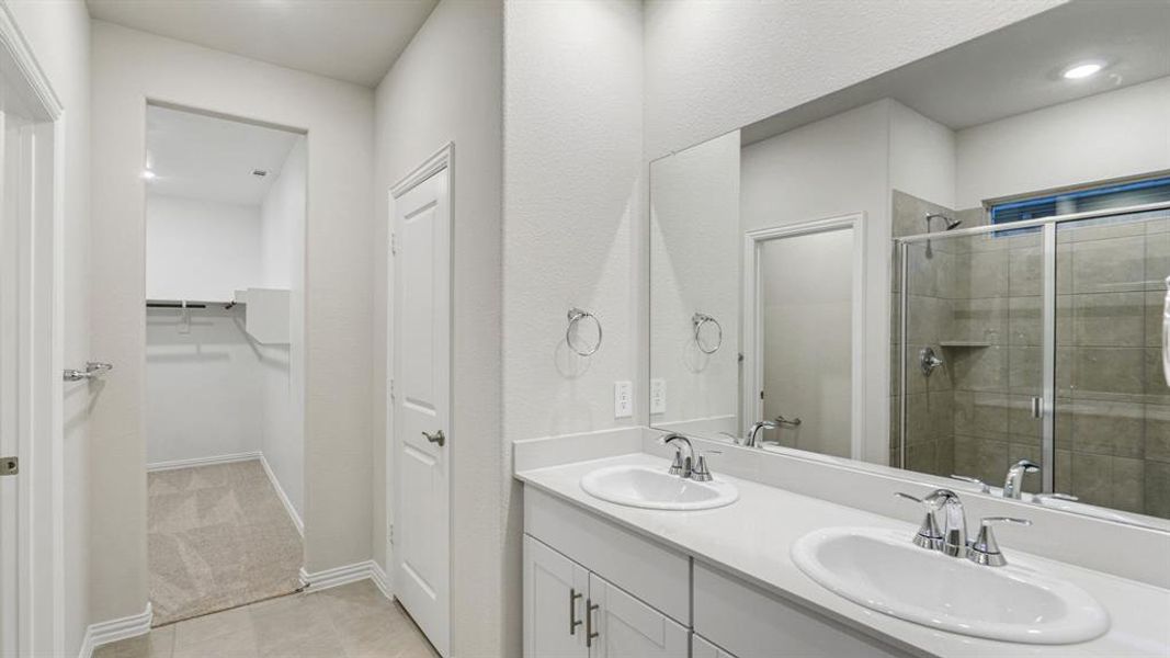 Furnished interior view inside a new home in Eastridge - Spring Series, McKinney (Image 13).