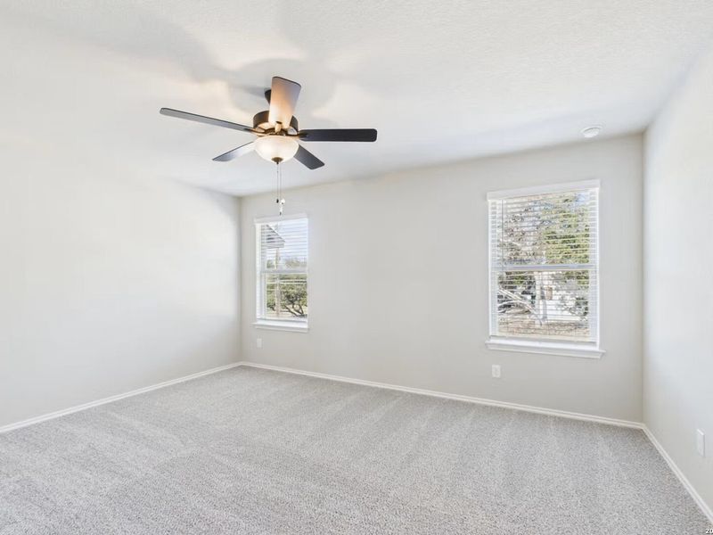 Spacious, unfurnished interior of a new home in Meadows at Oak Creek, San Antonio (Image 24). Spacious, unfurnished interior of a new home in Meadows at Oak Creek, San Antonio (Image 24).