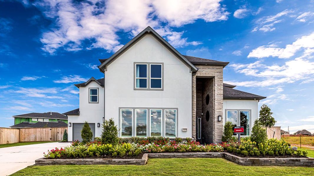 Representative exterior photo of a completed home built from the Concerto by Taylor Morrison in Avalon at Cypress 70s, Cypress, TX (Image 22). Representative exterior photo of a completed home built from the Concerto by Taylor Morrison in Avalon at Cypress 70s, Cypress, TX (Image 22).