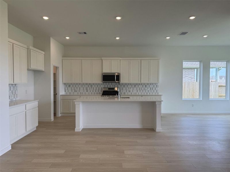 Furnished interior view inside a new home in Samara, League City (Image 18).