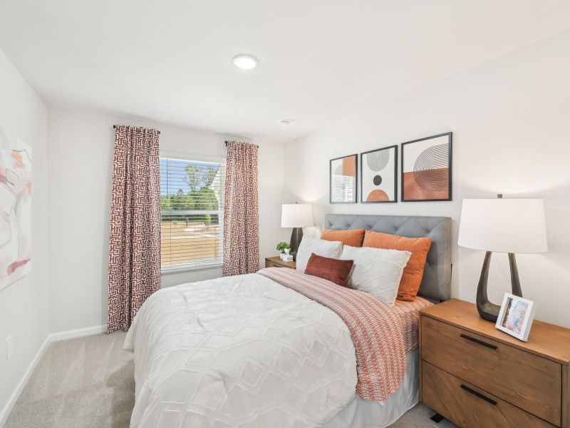 Furnished interior view inside a new home in Courts at Brook Run, Moncks Corner (Image 11).
