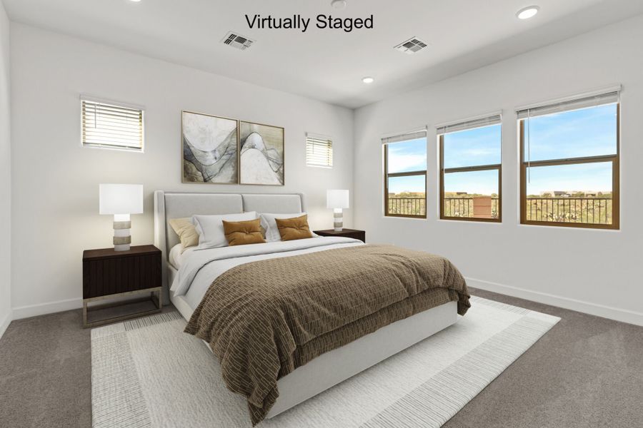 Furnished interior view inside a new home in Mountain View Ranch, Vail (Image 9).