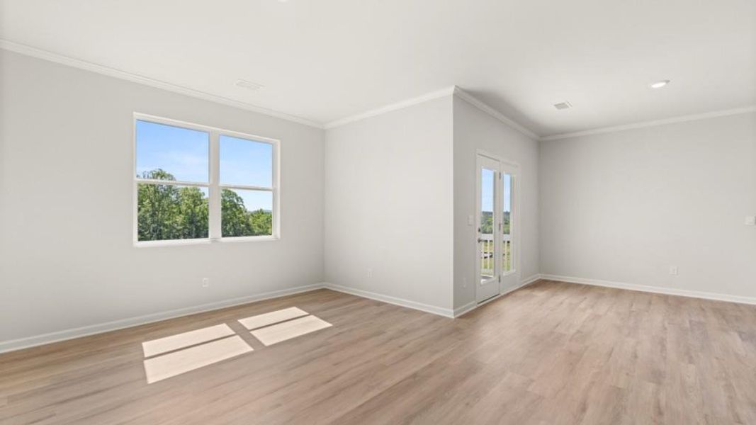 Spacious, unfurnished interior of a new home in Sheffield Highlands, Dallas (Image 27). Spacious, unfurnished interior of a new home in Sheffield Highlands, Dallas (Image 27).