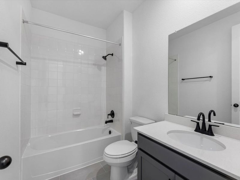 Furnished interior view inside a new home in Austin Point, Richmond (Image 10).