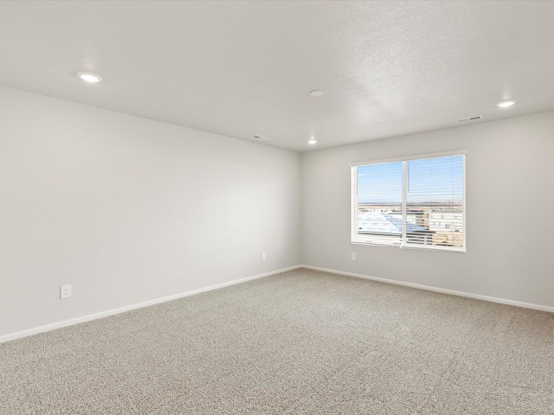 Spacious, unfurnished interior of a new home in Lorson Ranch : The Springs Collection, Colorado Springs (Image 14). Spacious, unfurnished interior of a new home in Lorson Ranch : The Springs Collection, Colorado Springs (Image 14).