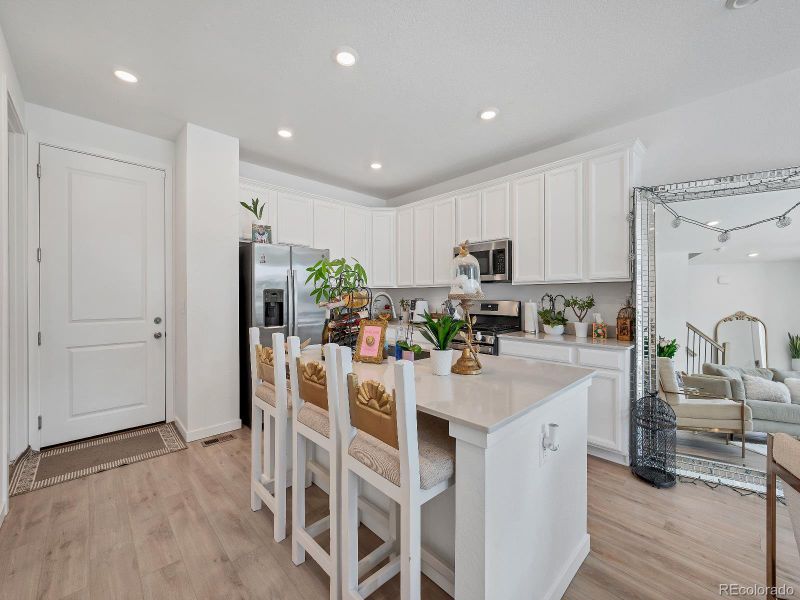 Furnished interior view inside a new home in Green Gables, Denver (Image 10).