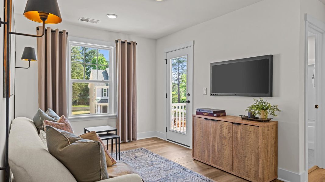 Representative furnished interior of a home built from the Beramont by DRB Homes in Provisions at Courtland, Sanford (Image 17). Representative furnished interior of a home built from the Beramont by DRB Homes in Provisions at Courtland, Sanford (Image 17).