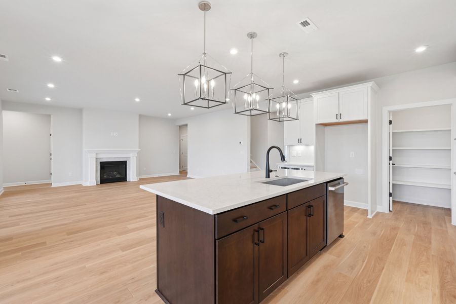 Representative furnished interior of a home built from the Aspen Creek by Tri Pointe Homes in Altis At Serenity, Fuquay Varina (Image 8).