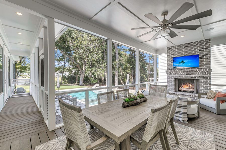 Furnished interior view inside a new home in , Mount Pleasant (Image 60). Furnished interior view inside a new home in , Mount Pleasant (Image 60).