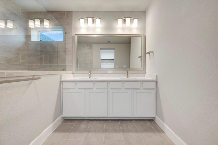 Furnished interior view inside a new home in Pomona 40' Homesites, Manvel (Image 8).