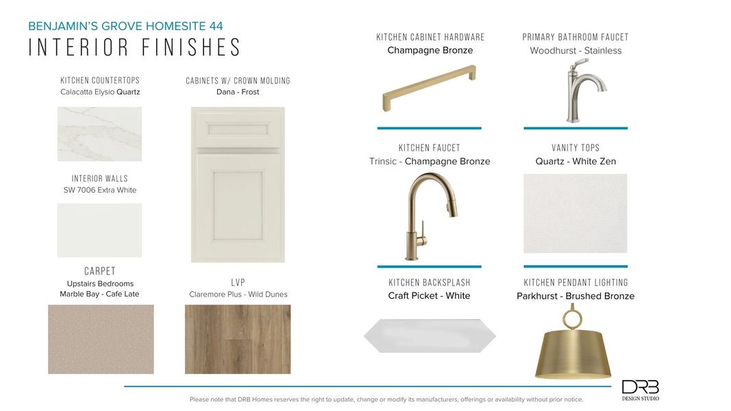 Furnished interior view inside a new home in Benjamin's Grove, Woodruff (Image 24).