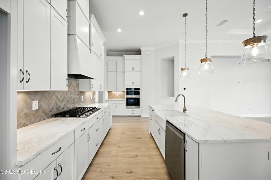 Furnished interior view inside a new home in , St. Augustine (Image 9).