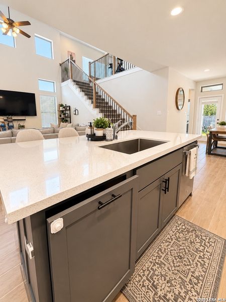 Furnished interior view inside a new home in Stillwater Ranch, San Antonio (Image 11).