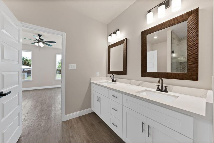 Furnished interior view inside a new home in , Granbury (Image 8). Furnished interior view inside a new home in , Granbury (Image 8).