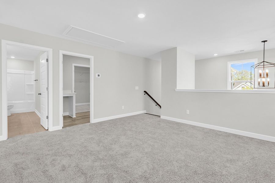 Spacious, unfurnished interior of a new home in Six Oaks, Summerville (Image 34). Spacious, unfurnished interior of a new home in Six Oaks, Summerville (Image 34).