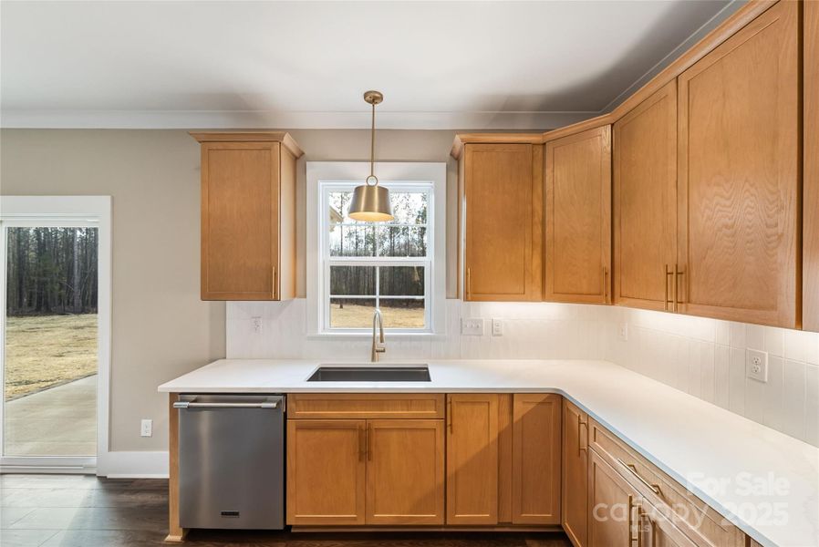 Furnished interior view inside a new home in , Wingate (Image 8).