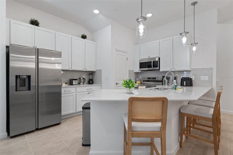 Furnished interior view inside a new home in , Orlando (Image 18).