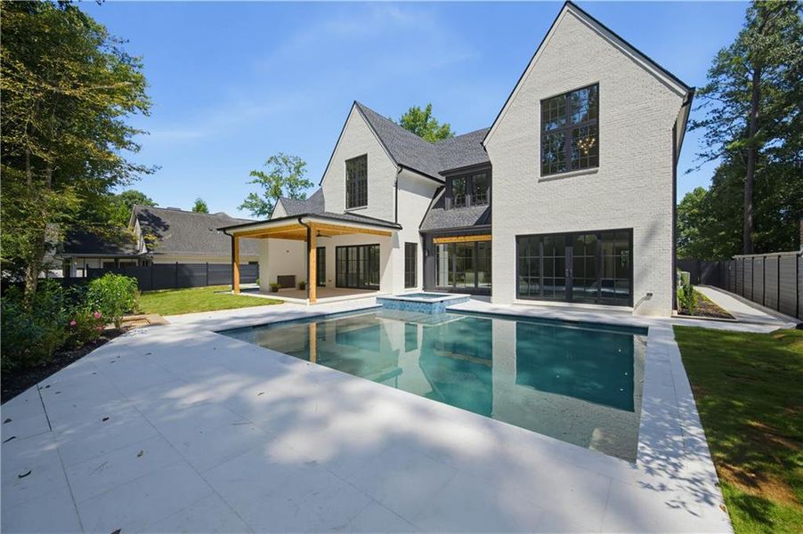 Exterior details and patio area of a home in , Atlanta (Image 3).