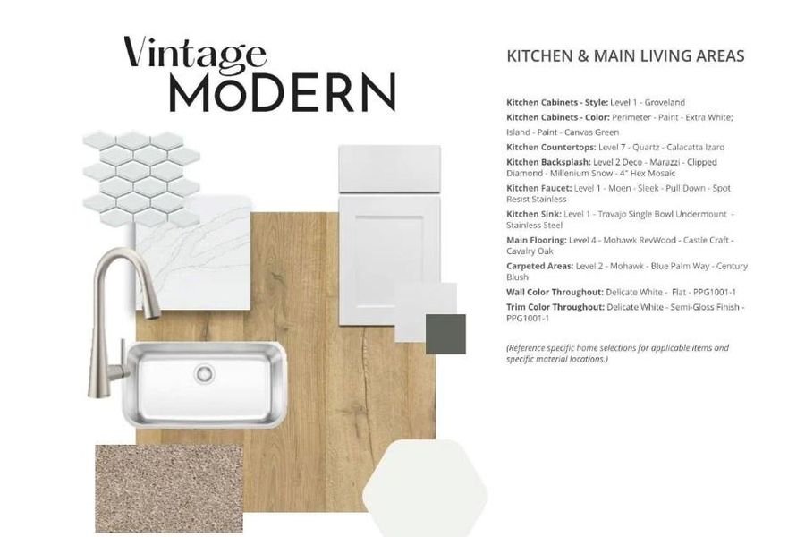 Sample of building materials used in homes in The Highlands - 65', Porter (Image 4).