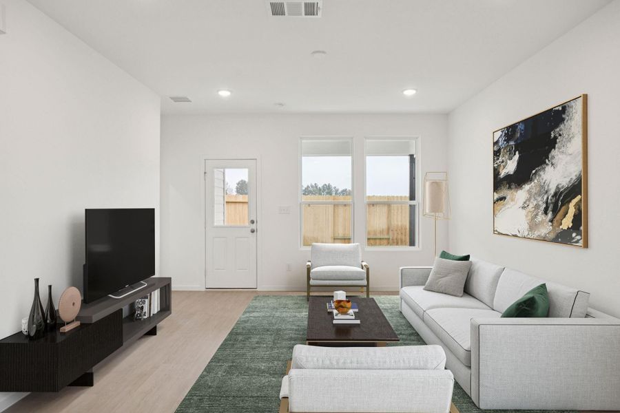 Furnished interior view inside a new home in Montgomery Bend, Montgomery (Image 12).