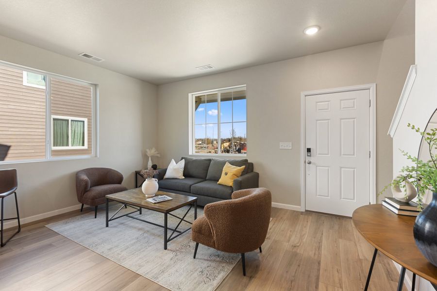 Furnished interior view inside a new home in Spring Valley, Longmont (Image 9).
