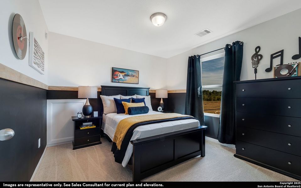 Furnished interior view inside a new home in Katzer Ranch, Converse (Image 4).