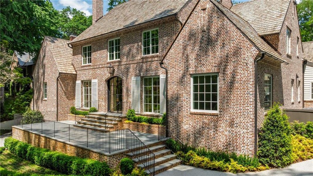 Front exterior of a new home in , Atlanta, GA, highlighting curb appeal (Image 21). Front exterior of a new home in , Atlanta, GA, highlighting curb appeal (Image 21).